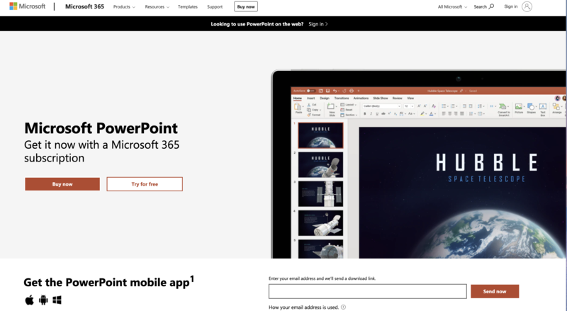 screenshot microsoft powerpoint