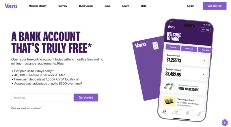 Bank Account Widget