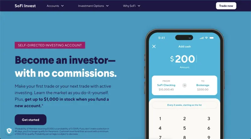 SoFi Online Stock Broker