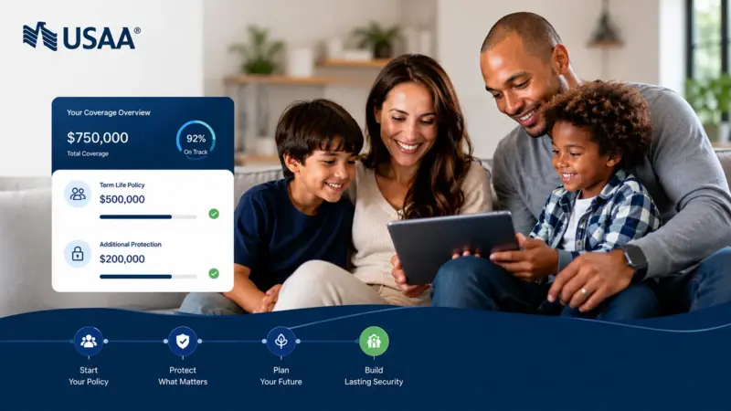 USAA Life Insurance Company — coverage overview for military families